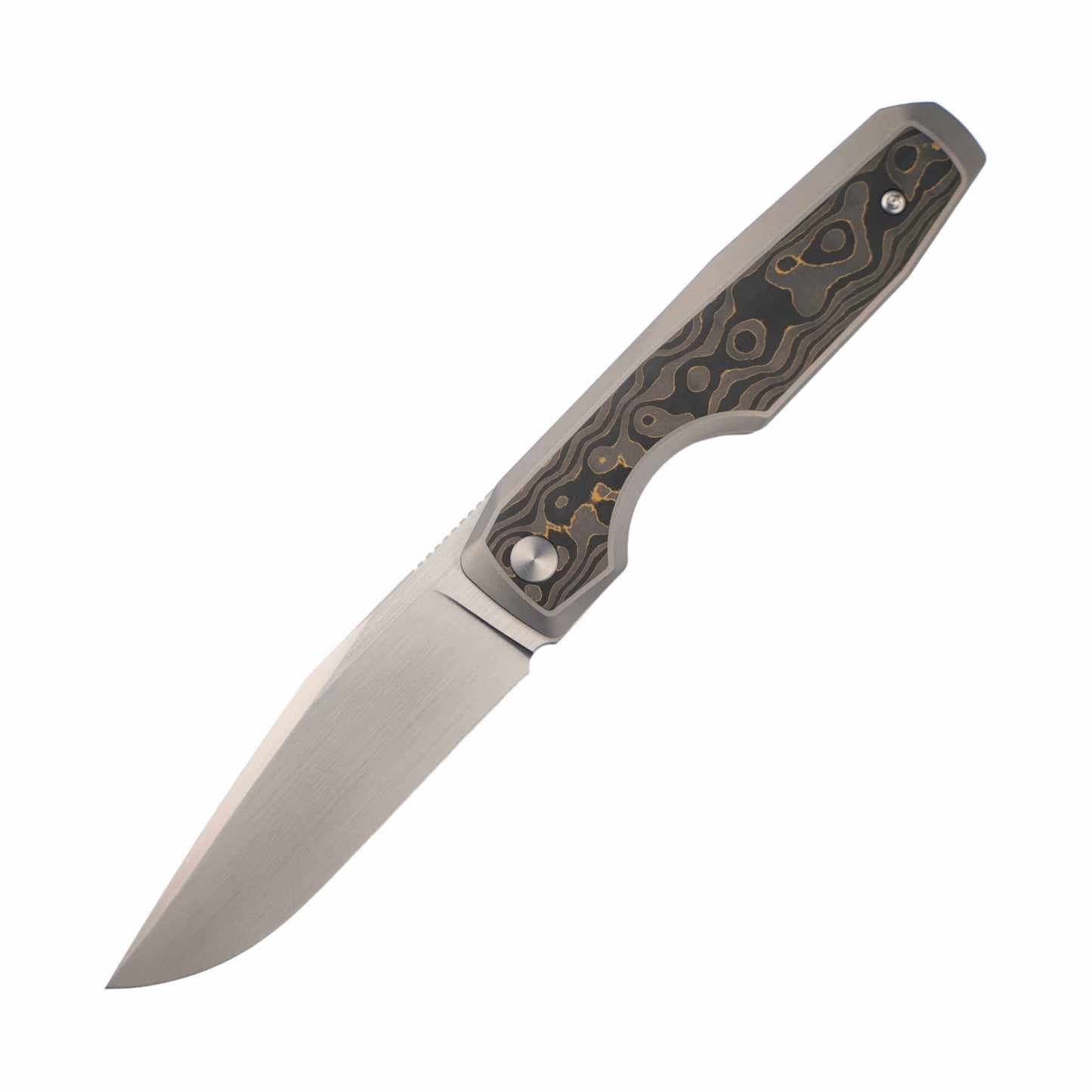 Vero Engineering Isotope Mini Gold Camo FatCarbon, Hand Satin M390